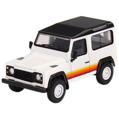 Land Rover Defender 90 Wagon Diecast Model 1:64 scale White