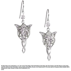 Arwen Evenstar Earrings from Lord Of The Rings Fellowship of the Ring by Noble Collection NN2987