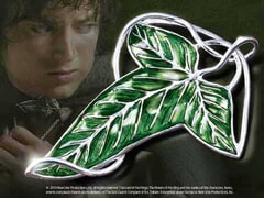 Elven Leaf Brooch from Lord Of The Rings Fellowship of the Ring - Noble Collection NN9229