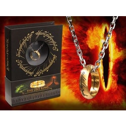 The One Ring Stainless Steel Ring Prop Replica from Lord Of The Rings - Noble Collection NN1588
