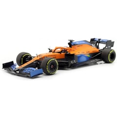 McLaren MCL35 Diecast Model Car 1:18 scale Orange/Blue