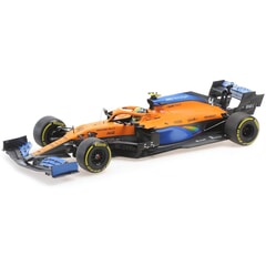 McLaren MCL35M Pole Position Russian GP 2021 1:18 scale Minichamps Diecast Model Grand Prix Car
