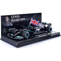 Mercedes Benz W12 E Performance Lewis Hamilton (Winner No.44 With Flag British GP 2021) in Black