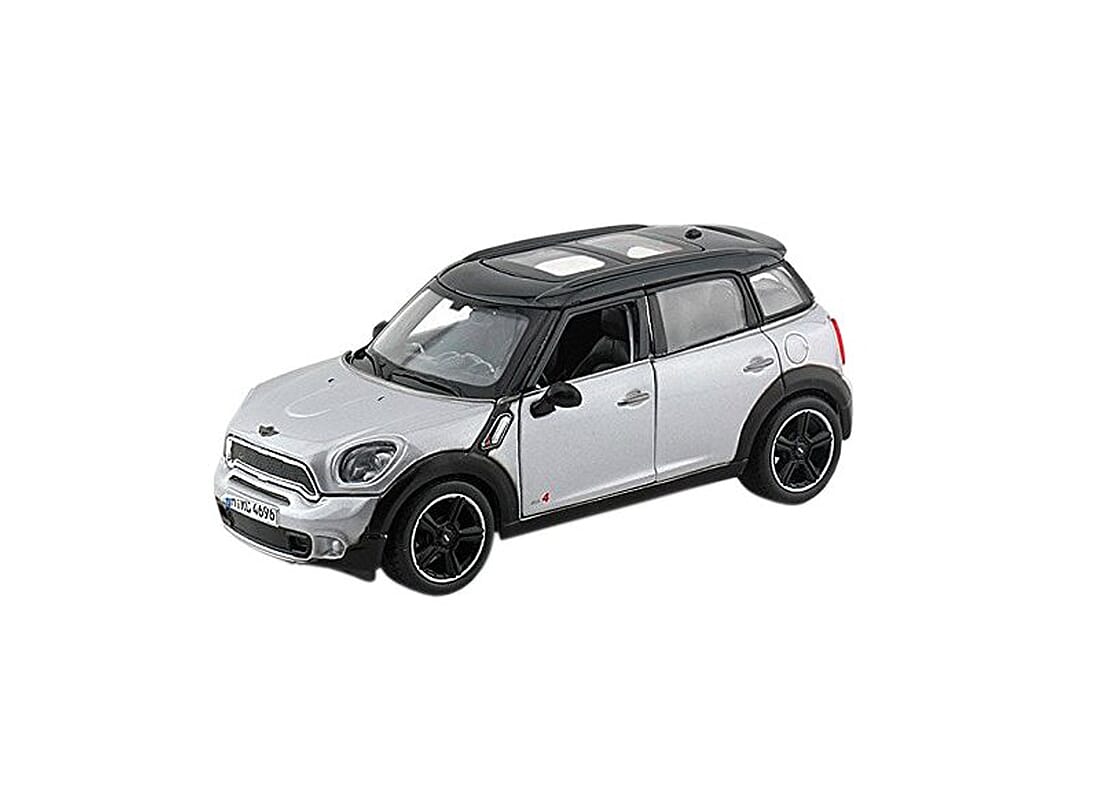 Mini Countryman Diecast Model 1:24 scale Silver and Black