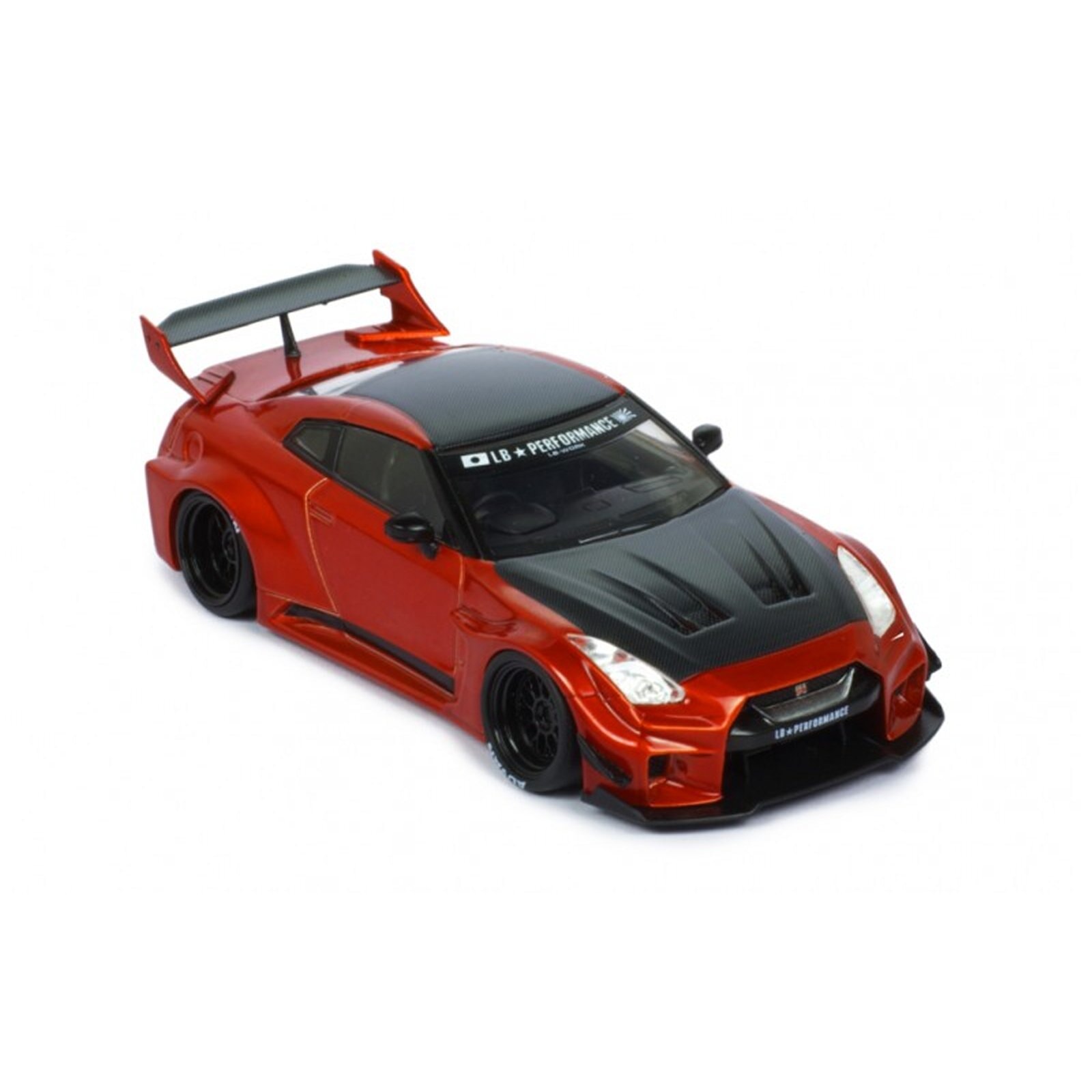 Nissan 35GT-RR Diecast Model 1:43 scale Red/Black IXO