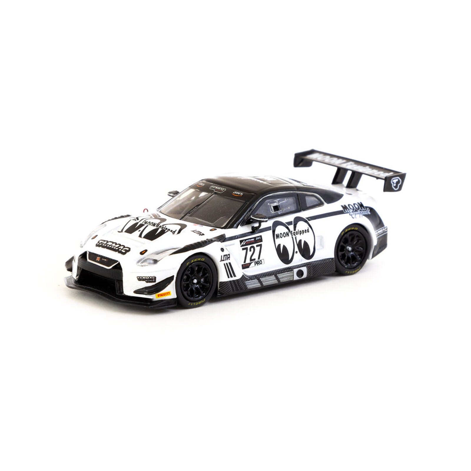 Nissan GT-R Nismo GT3 (Moon Equipped Legion of Racers 2022) in White/Black