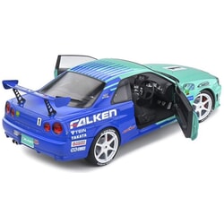 Nissan Skyline GT-R (Falken 1999) in Green/Blue