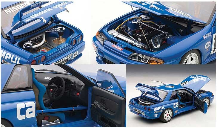 1/18 AUTOart SKYLINE GT-R(R32) CALSONIC-