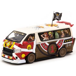 Toyota Hiace Widebody Thousand Sunny Vehicle From One Piece in White/Red/Brown