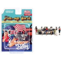Pin-Up Girls Figure Set 1:64 scale Diorama Accessory by American Diorama