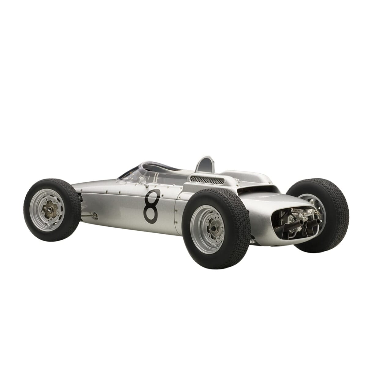 Porsche 804 F1 Diecast Model 1:18 scale Silver