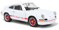Porsche 911 Carrera RS 2.7 Diecast Model 1:24 White/Red