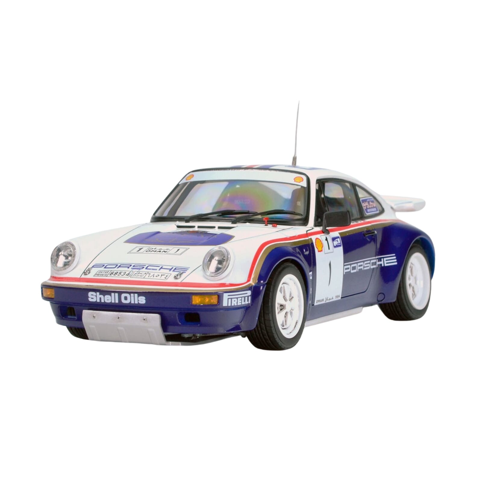 Porsche 911 RSR Diecast Model 1:18 scale Blue Solido