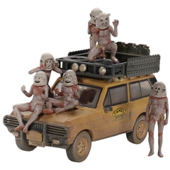 Range Rover Team USA (With Mudmen Figures Camel Trophy Papau New Guinea 1982) in Yellow