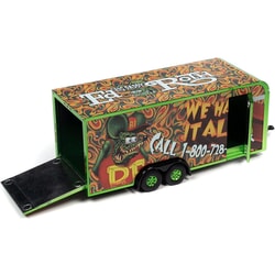 Rat Fink Enclosed Trailer (We Hall It All) in Green/Red
