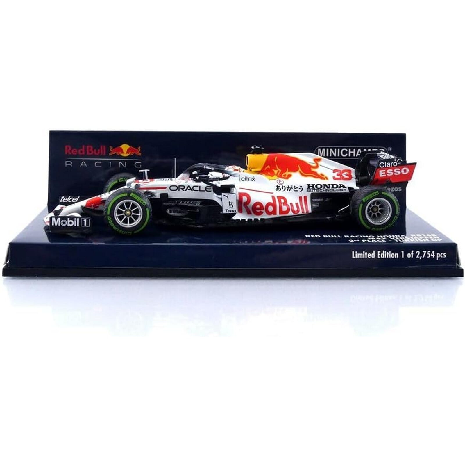 Red Bull Racing RB16B Diecast Model 1 43 Max Verstappen