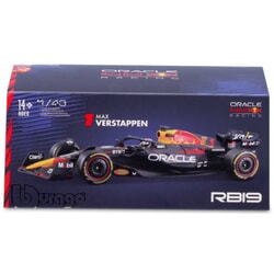 Red Bull Racing RB19 Max Verstappen (No.1 With Helmet 2023) in Blue