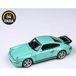 RUF CTR Yellowbird 1987 1:64 scale Diecast Model Car by Paragon Models in Mint Green