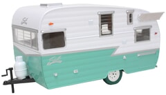Shasta Airflyte 1961 1:24 scale Green Light Collectibles Diecast Model Caravan