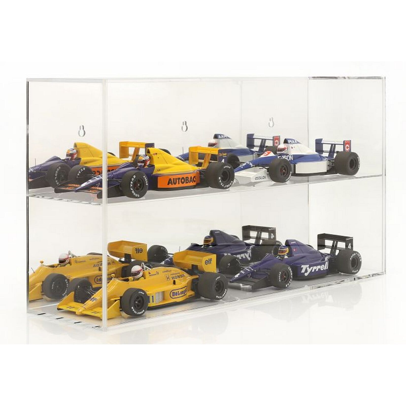 TRIPLE 9 Display cases & base stackable with Clear Cover 1:18th 1:24th & 1:43rd 