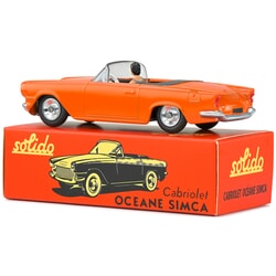 Simca Oceane Cabriolet (Club Solido Vintage Packaging) in Orange