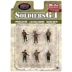 Soldiers 64 figure Set 1:64 scale American Diorama Diorama Accessory