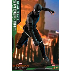 Spider-Man Stealth Suit Movie Masterpiece Series Figure From Spider-Man Far From Home