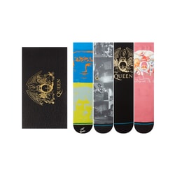 Stance Box Set Queen Crew Socks in Multi Large