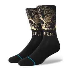 Stance Golden Queen Crew Socks in Black Large