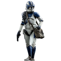 Heavy Weapons Clone Trooper and BARC Speeder with Sidecar Figure From Star Wars