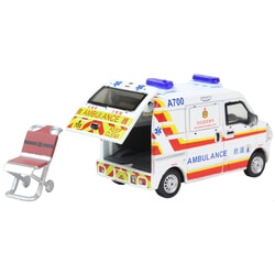 Suzuki Every HK Mini Ambulance (A700 Hong Kong) in White/Orange