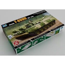 T-80UD MBT Early 1:35 scale Trumpeter Plastic Model Tank Kit