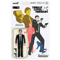 Michael Scott as Michael Scarn ReAction Series Figure From The Office Threat Level Midnight
