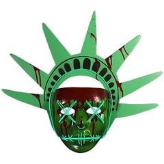 Lady Liberty Light Up Mask from The Purge Election Year - Trick Or Treat Studios BZUS100-DAMAGEDITEM