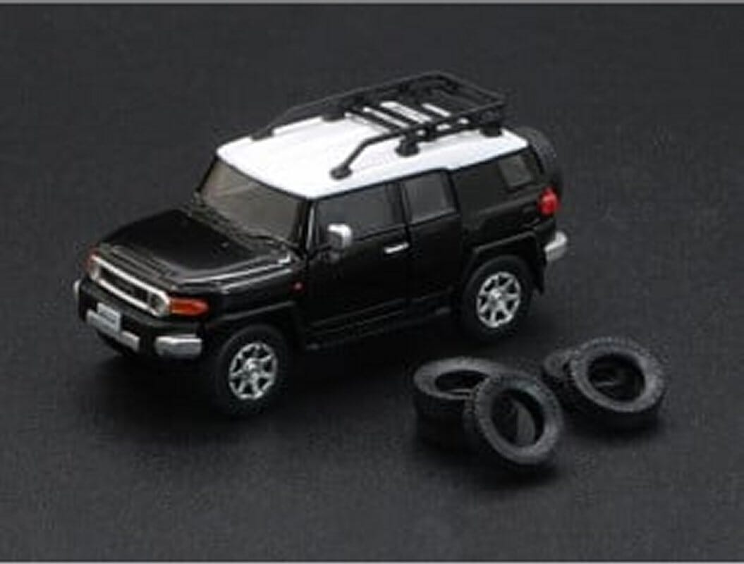 Toyota FJ Cruiser Diecast Model 1 64 scale Black White