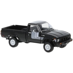 Toyota Hilux (RHD with Extra Wheels and Bumpers 1980) in Black