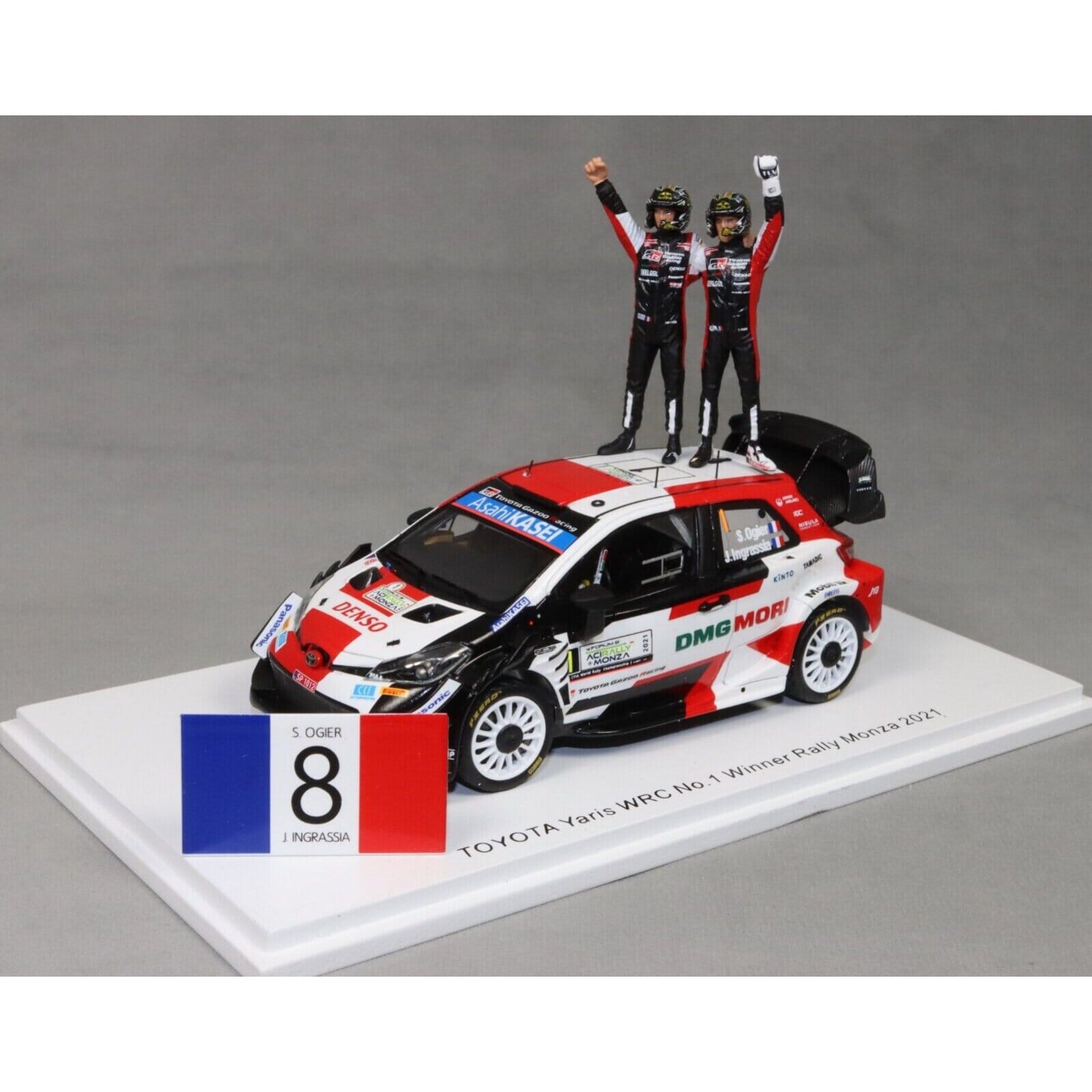 Toyota Yaris WRC Monza Rally Winner Diecast Model 1:43