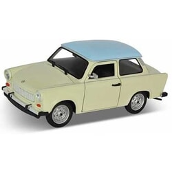 Trabant 601 Diecast Model 1:24 scale Cream and Blue Welly