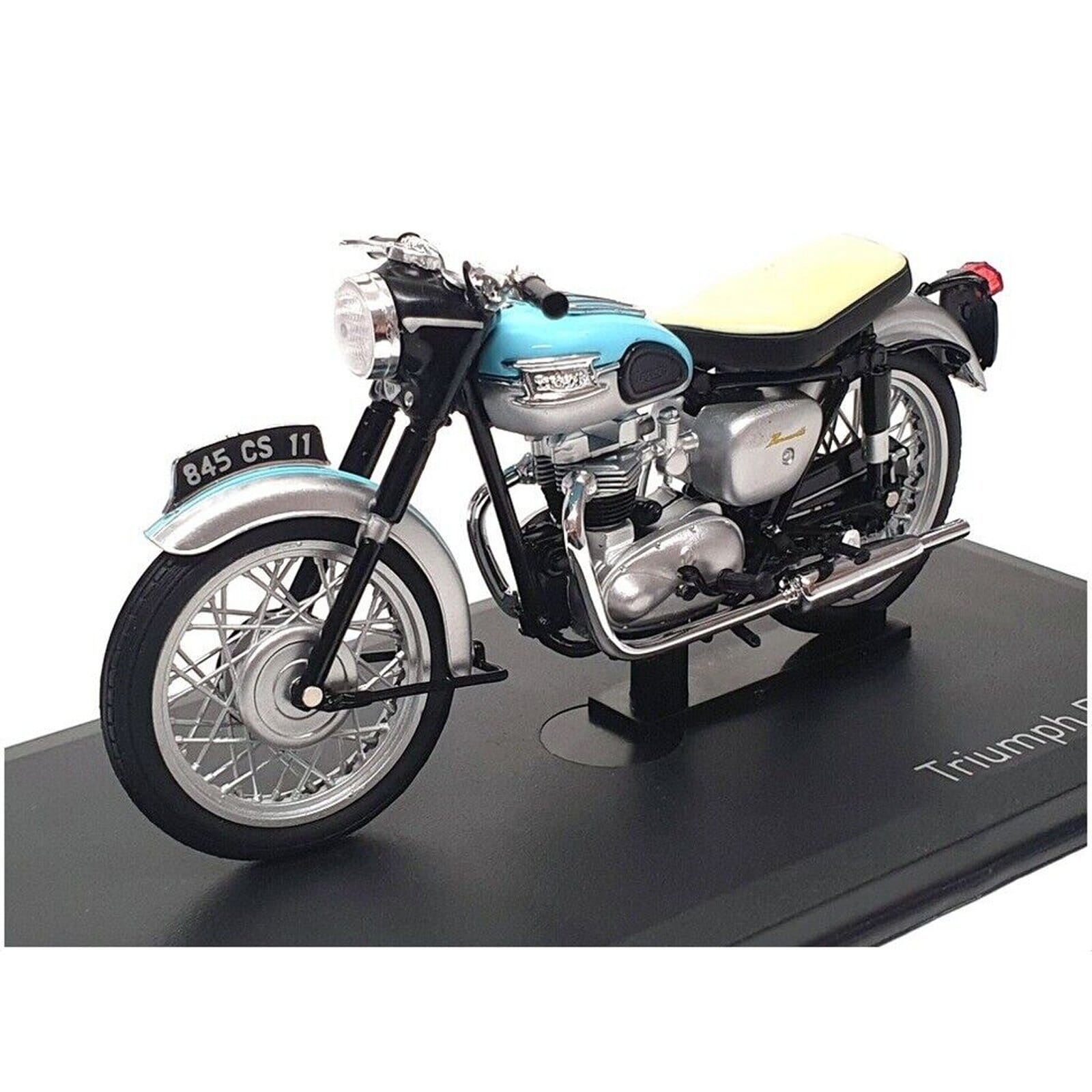 Triumph Bonneville Diecast Model 1:18 scale Blue Norev