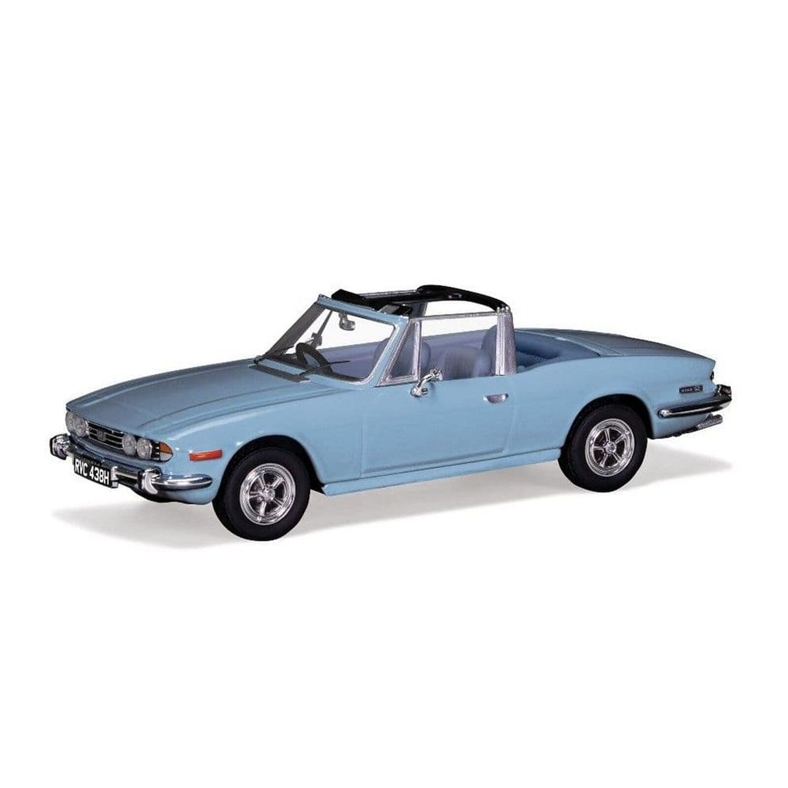 Triumph TR7 DHC Resin Model 1:18 scale Metallic Blue