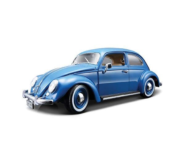 VW Beetle Diecast Model 1 18 scale Blue Bburago