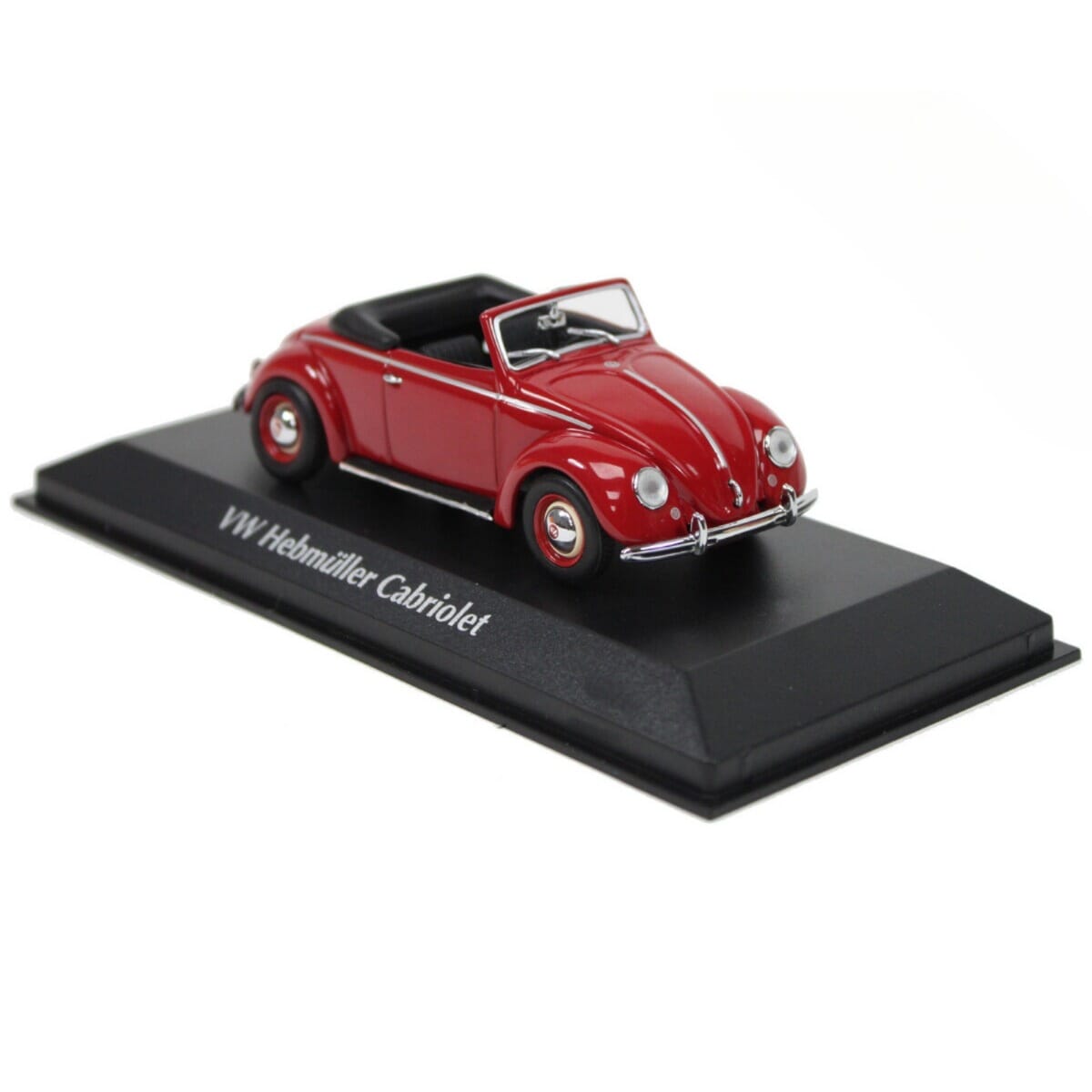 VW Beetle 1200 Export Diecast Model 1:43 White and Black