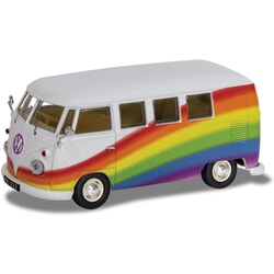 VW Camper Peace Love and Rainbows 1:43 scale Corgi Diecast Model Car