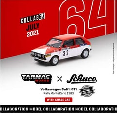 VW Golf GTi Rally Monte Carlo 1983 1:64 scale Tarmac Works Diecast Model Rally Car