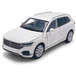 VW Touareg Diecast Model 1:32 scale White Tayumo