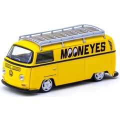 VW Type 2 Panel Van Mooneyes With Roof Rack 1:64 scale Tarmac Works Diecast Model Van