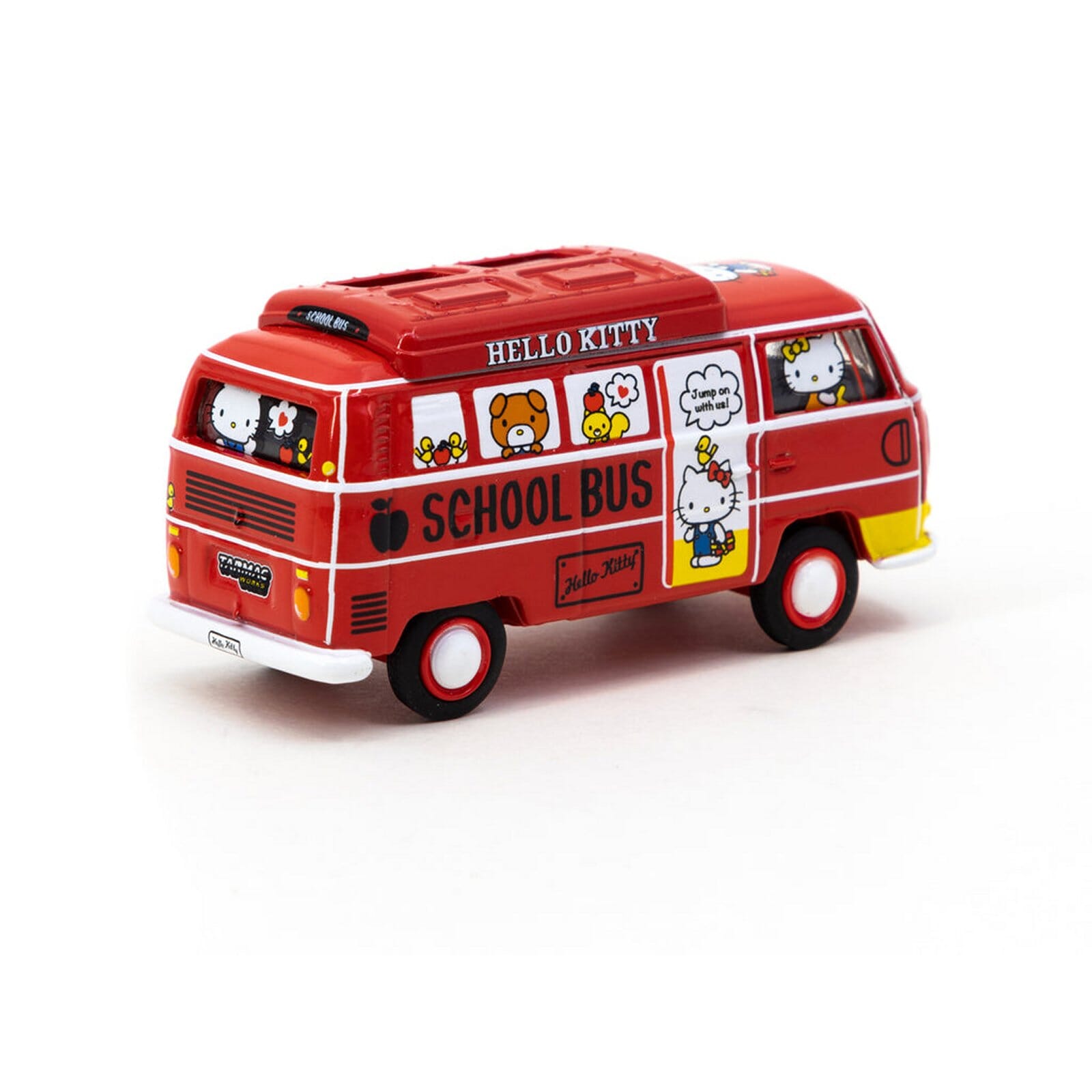 Hello kitty school bus sales toy