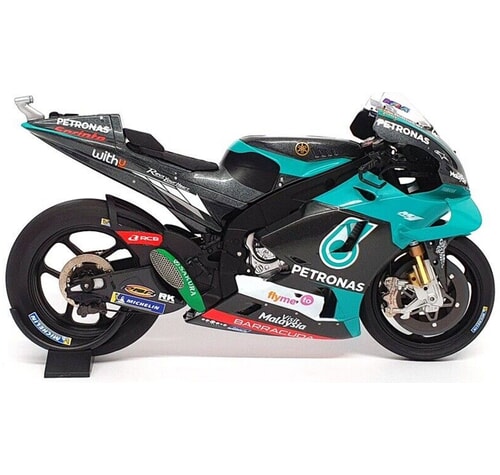 Minichamps 122203021 1:12 Yamaha YZR-M1-Yamaha Team Petronas-Franco  Morbidelli-Moto GP 2020 Collectible Miniature Car, Multicoloured