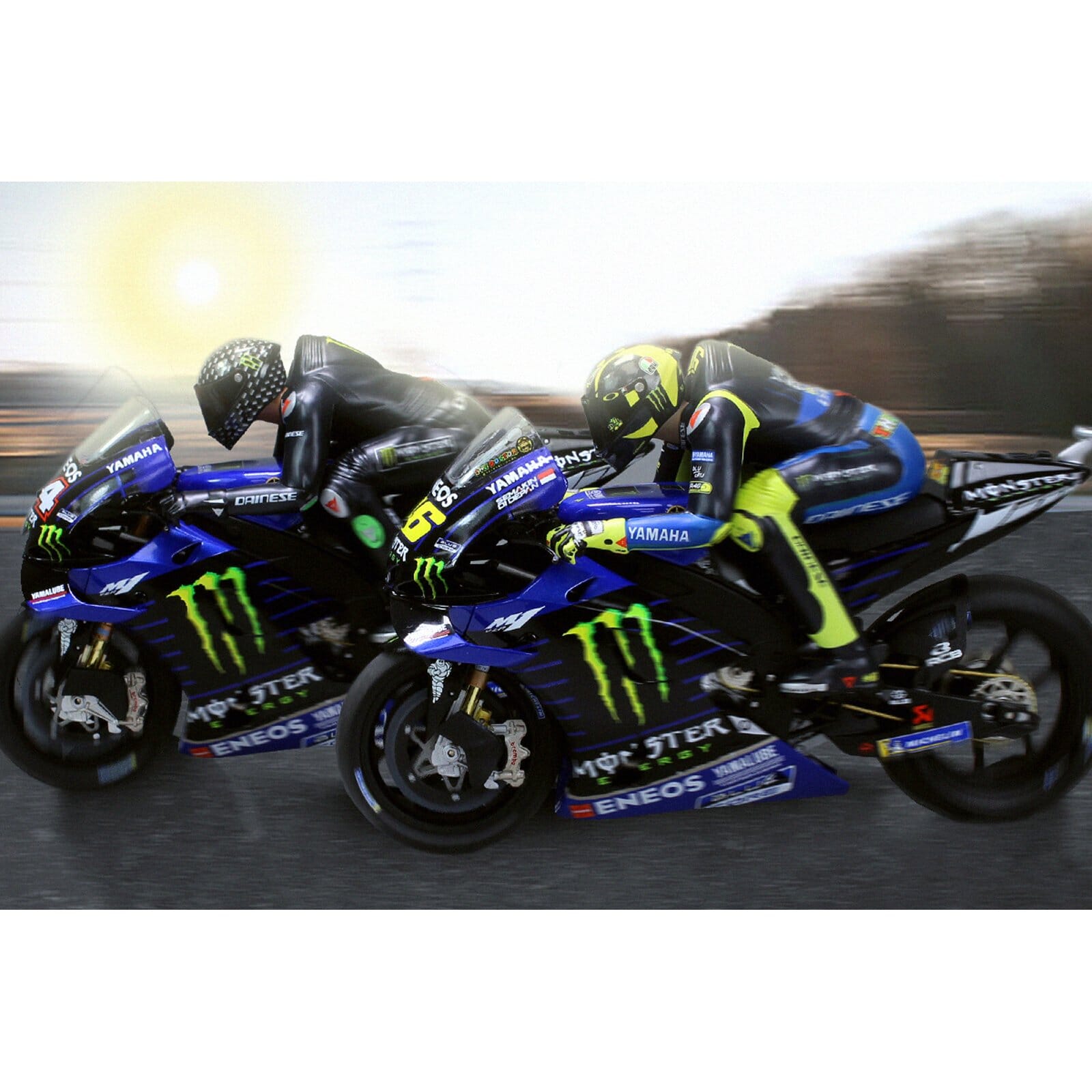 Minichamps Valentino store Rossi Yamaha YZR-M1 Estoril 2009 1:12