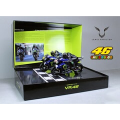 Yamaha YZR-M1 Valenica Test With Lewis Hamilton 2019 1:12 scale Minichamps Diecast Model Motorcycle